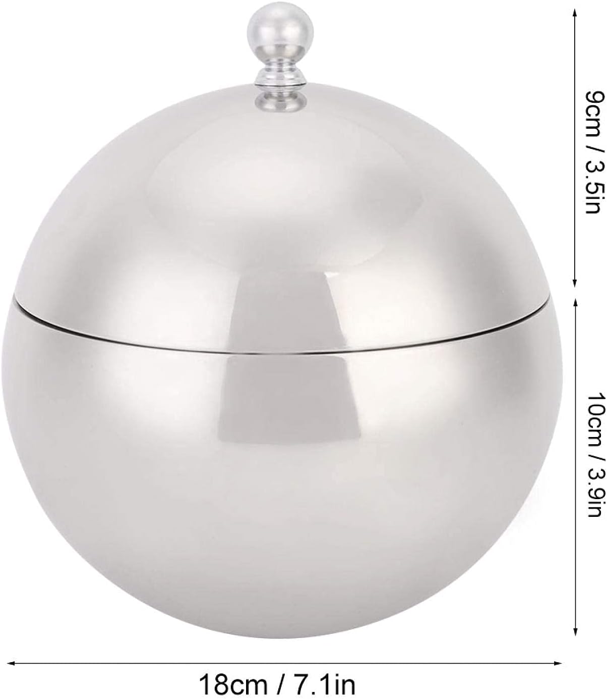 Ice Bucket, 2L Stainless Steel Ice Container Double Thermal Insulation Ice Bucket with Lid Household Kitchen Barrel Restaurant Bar Tableware Accessories for Wine Champagne Bucket Container