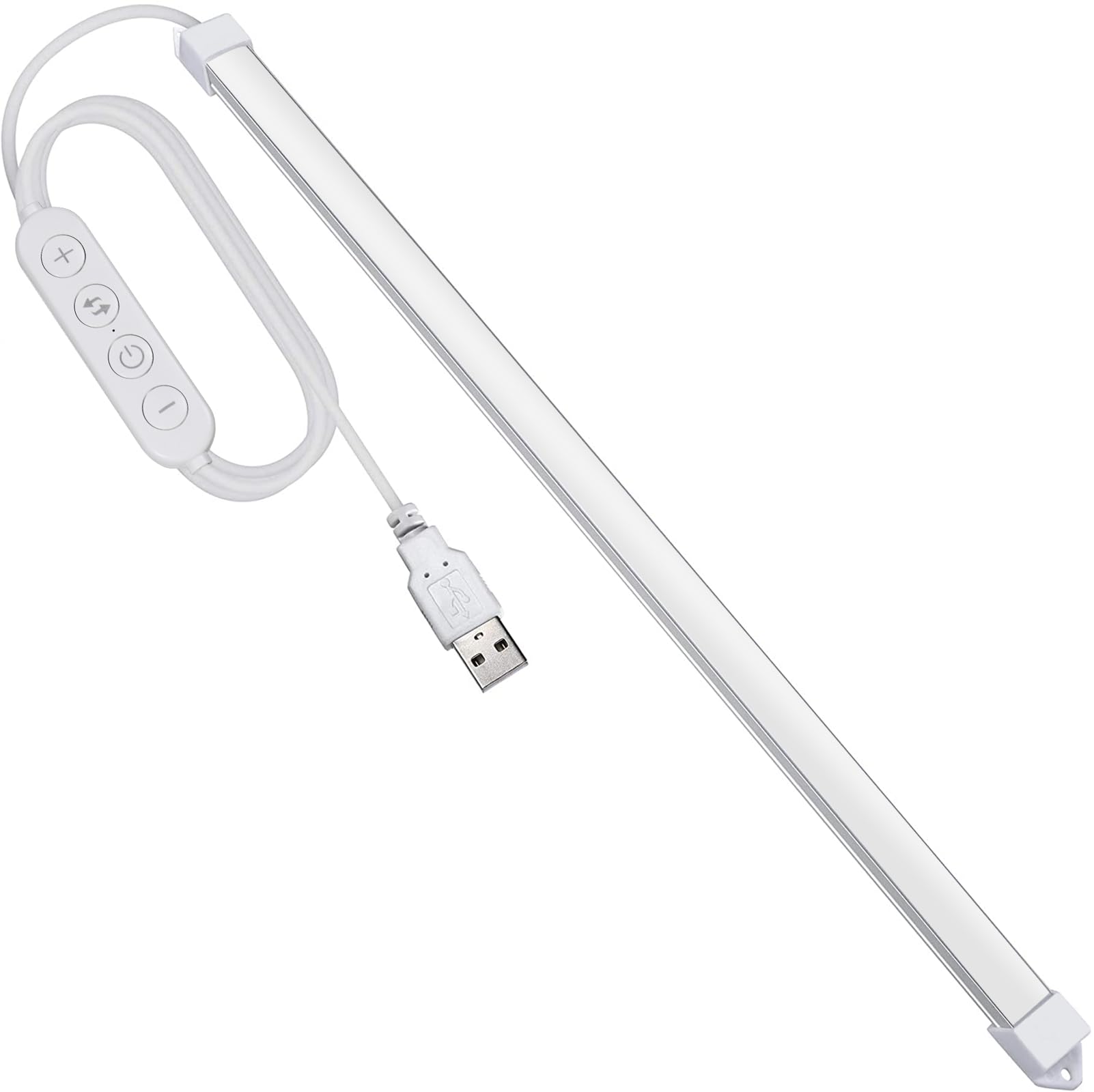 LED Light Strip, 35cm, 3 Colour Temperature Dimmable, USB Powered, Slim LED Light Bar for Room, Work Table, Keyboard