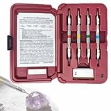 ERICAT 4 Pack Mohs Hardness Tester, 2-9 Scratch Tester Mohs Hardness Picks, Metals and Alloys, Long Service Life and Good Durability, for Industrial Mineral Identification Jewelry