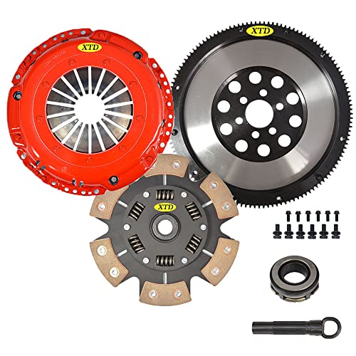 XTD STAGE 3 MIBA CLUTCH KIT compatible with 1998-2006 VOLKSWAGEN GOLF JETTA BEETLE TDI 1.9L TURBO DISEL / 1990-1991 VW CORRADO G60 1.8L S/C