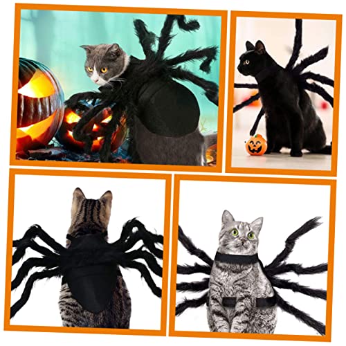 Disfraz Para Mascotas Tema Araña Halloween Negro miniatura 5
