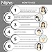 Nisha Natural Henna Based Hair Color (Natural Black) 10GM Pack of 10