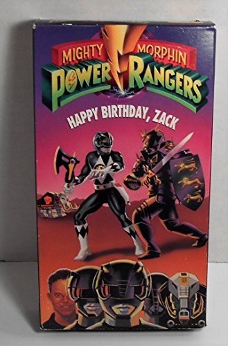 Mighty Morphin Power Rangers: Happy Birthday Zack [VHS]