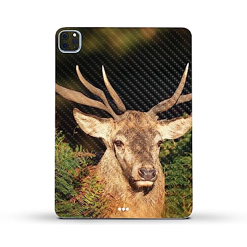 Image of MightySkins Carbon Fiber Skin Compatible with Apple iPad Pro 11 inch M2 4th Gen (2022) Full Wrap Kit - Morning Buck | Protective, Durable Textured Carbon Fiber Finish | Easy to Apply | Made in The USA