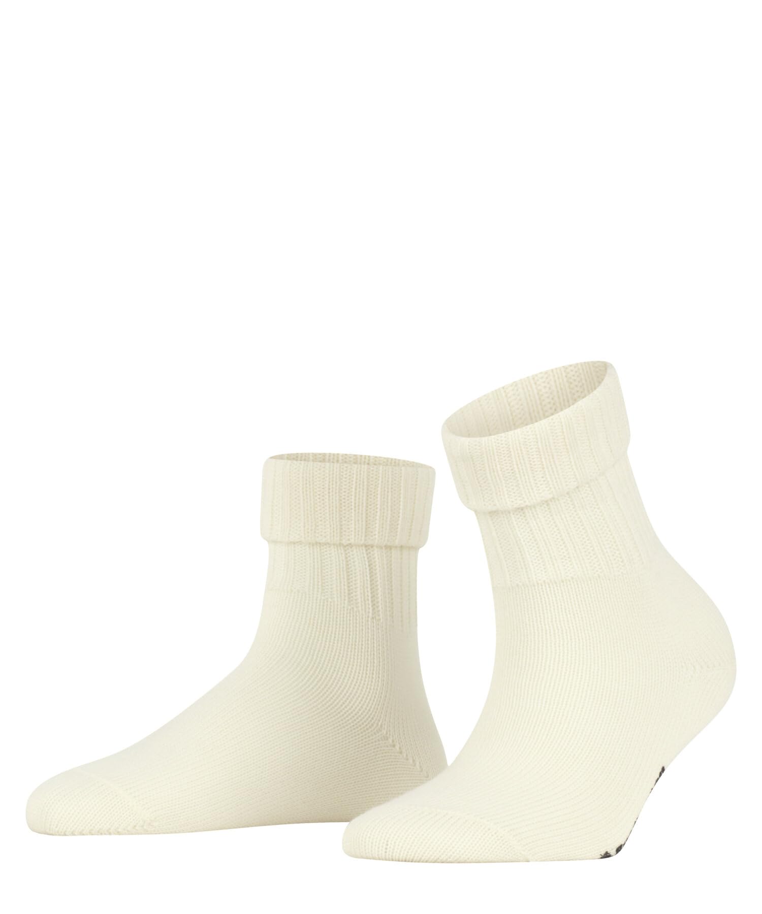 Burlington Women's White Woolwhite 2060 Plymouth W So Wool Plain 1 Pair Socks, 3.5-7