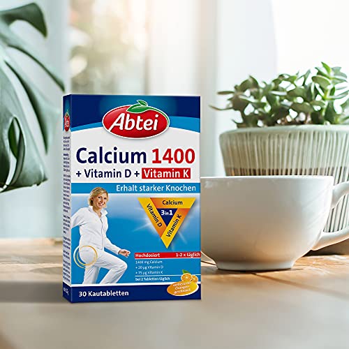 Abtei Calcium 1400 Plus D& KOsteo Vital, 132 g