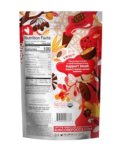 Suncore Foods Organic Goji Berries 2-Pack | Superfood | Gluten Free | Vegan image 5