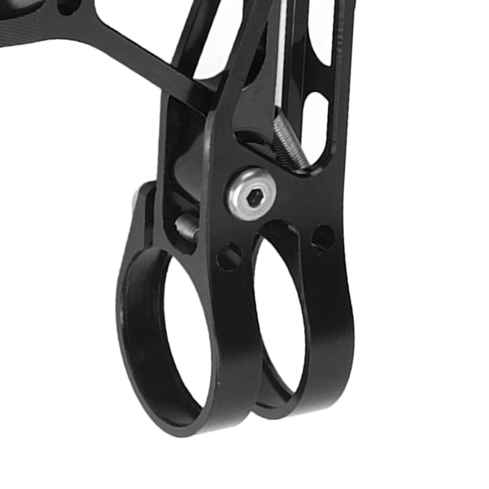 Leve Freno Bici con Maniglia Cavo Ultraleggera per Manubrio da 22,2 mm CNC Facile Regolazione Lega di Alluminio Leggera Resistente e Fissata Saldamente Adatta per (Nera)