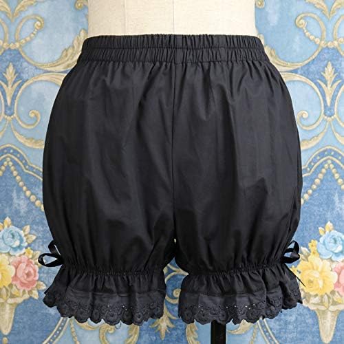 Women's Girls Cotton Cute Lace Pumpkin Pants Shorts Bloomers - Image 2