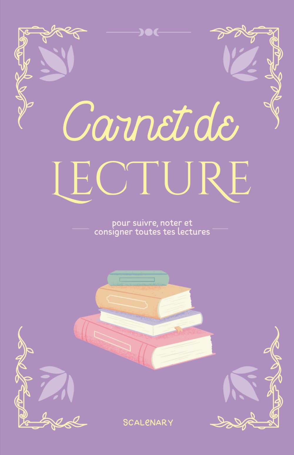 Carnet de lecture: Journal de lecture avec 100 fiches avis, wishlist, bilan et objectifs