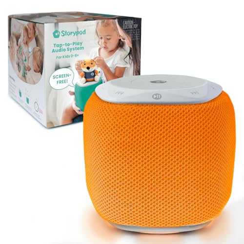 Storypod The Learning-First Audio Play System | Starter Set Plus Interchangeable Orange Sleeve | Interactive Educational Toy & Storyteller | Boys & Girls |...