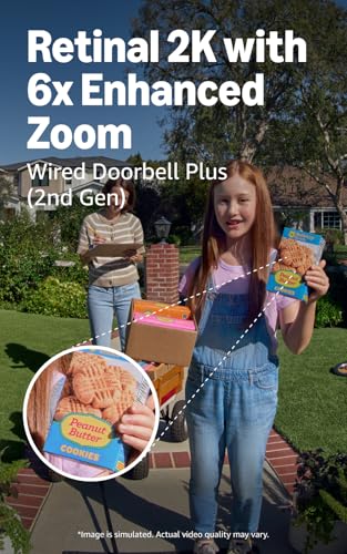Image of Ring Wired Doorbell Plus (newest model), Nickel Silver with Chime Plus (newest model), White