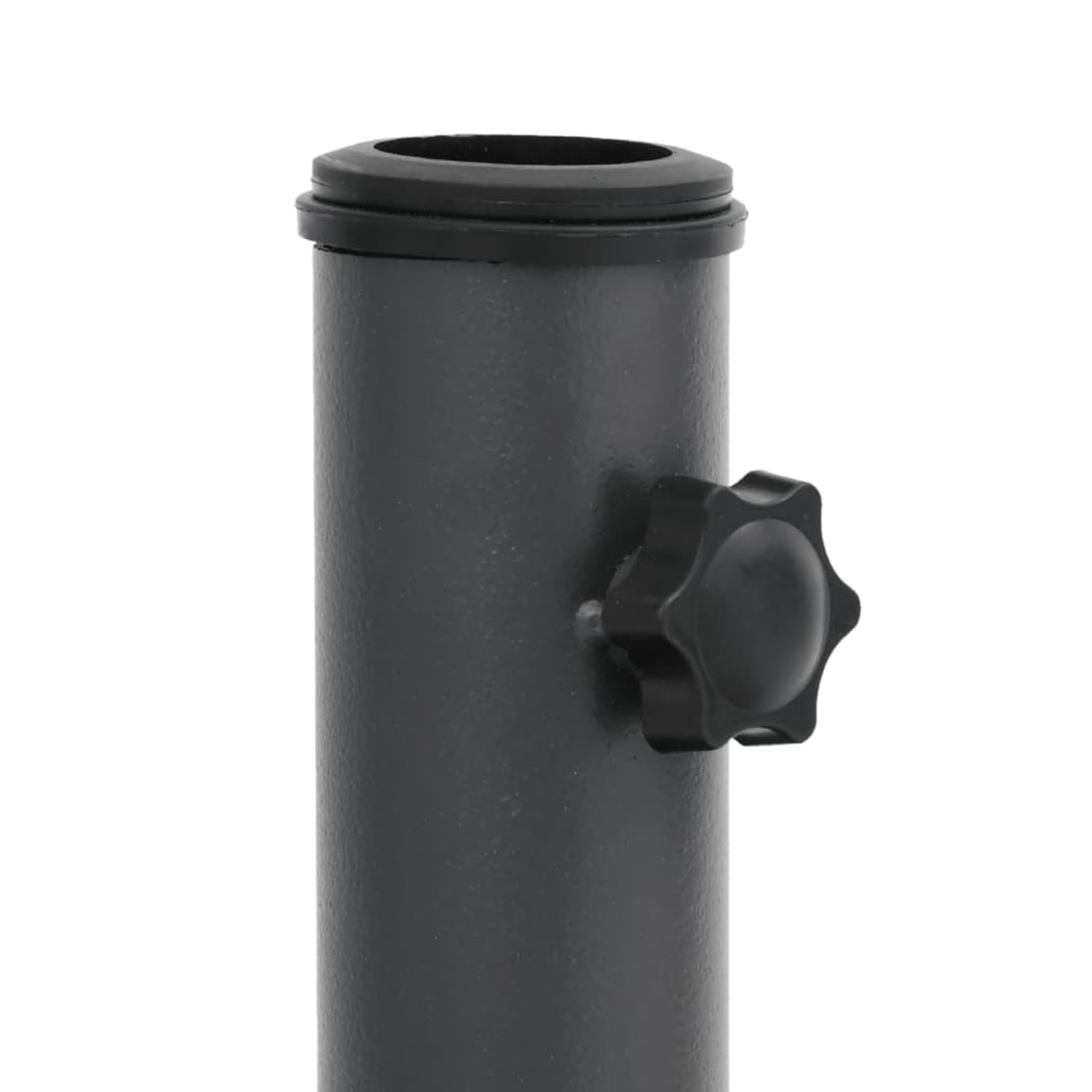 Gecheer Base per Ombrellone, Stabile e Regolabile con Manopola Doppia, 60,5 x 41 x 38 cm, Acciaio e Ferro, Adatta a Pali da 32/38/48 mm, per Esterno e Terrazza