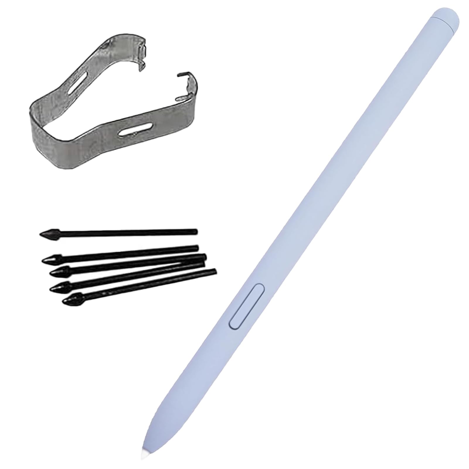 Lápiz capacitivo S10 FE+ compatible con Samsung Galaxy Tab S10 FE puntero digital gris 7