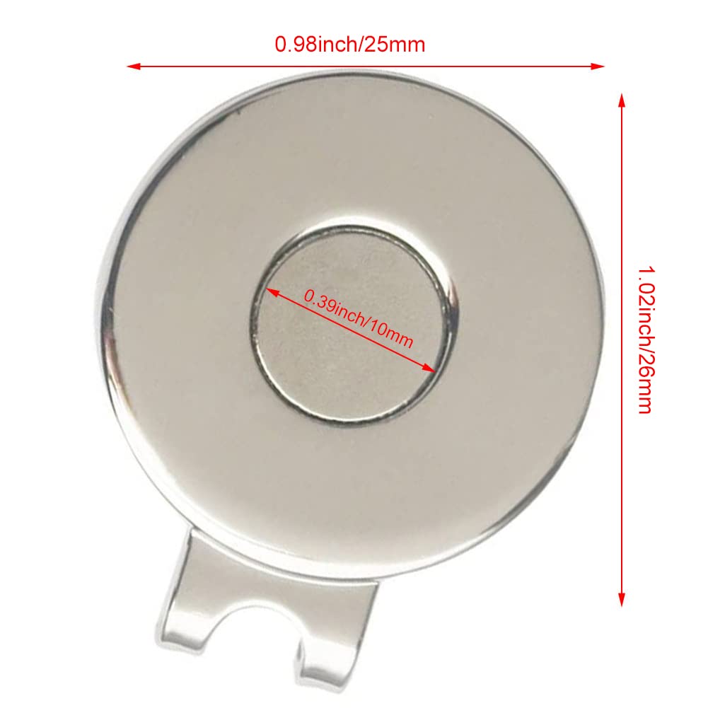 Marcatori per Palline da Golf Clip per Cappello Magnetica Forte Magnete