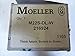 M22S-DL-W | Y7-216924 | MOELLER Illuminated PUSHBUTTON Actuator, RMQ-Titan, Flush, MOMENTARY, White, Blank, Bezel: Black