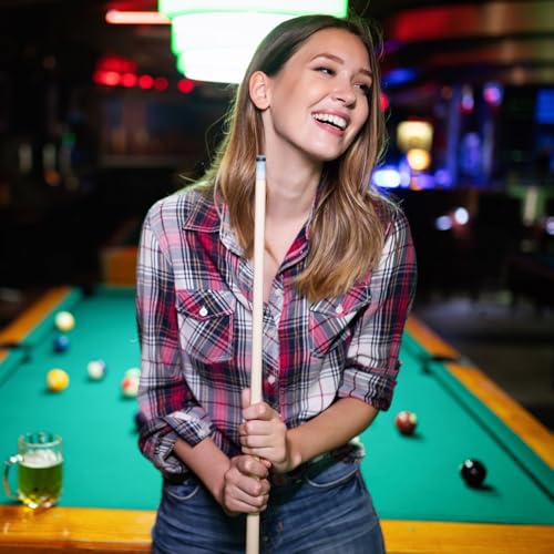 10 Stück Billard Queue Spitzen Ersatz Schraub Tipps, Billard Queue Spitzen und Zwingen, Ersatz Schraubspitzen 10mm mit Pool Queue Ferrule für Snooker und Pool Billardstöcke, Robustes Billardzubehör