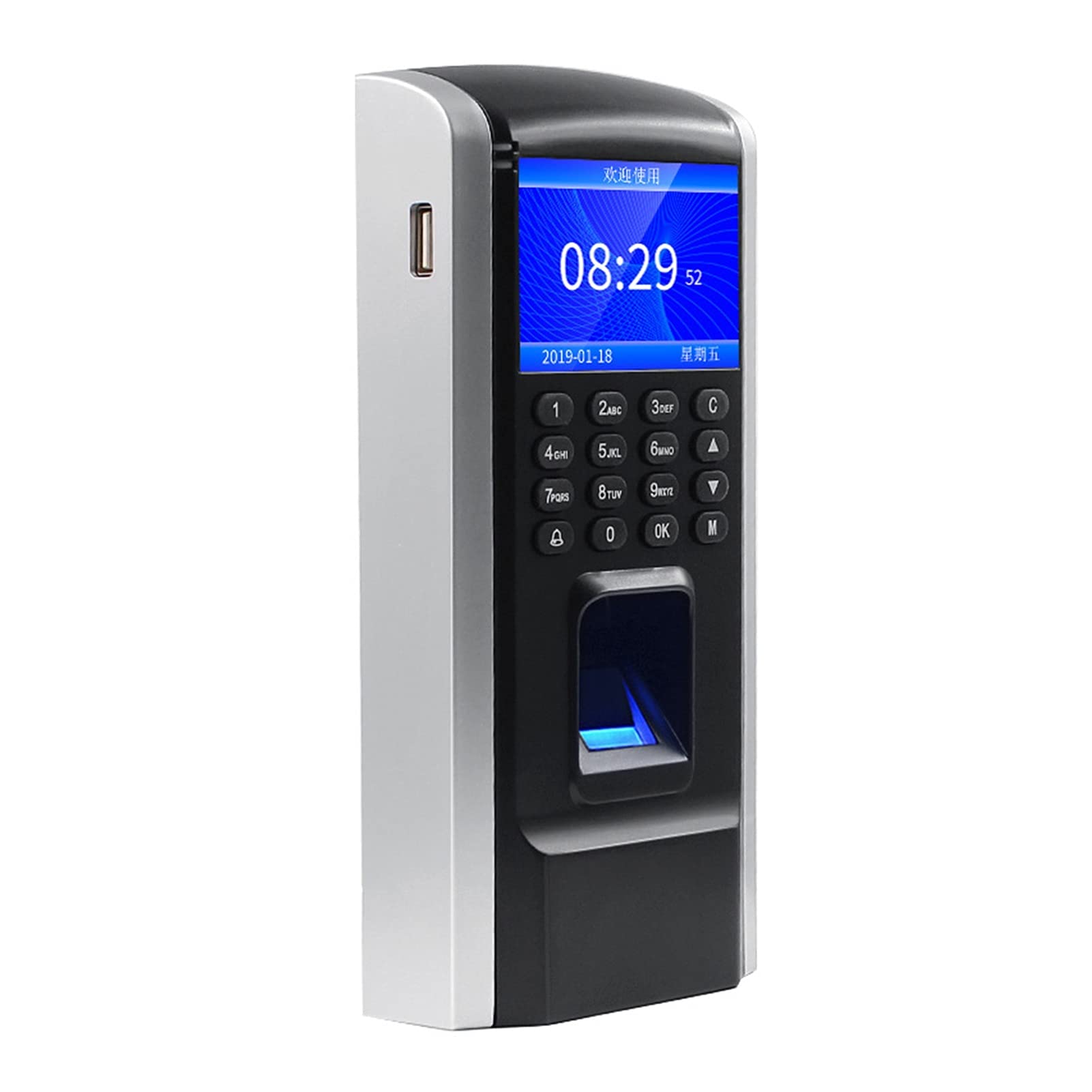 Zeiterfassung für Kleinbetriebe, Anwesenheit Accessor Access Control System Fingerprint Integrated Password Card Door Ban Card Machine Controller