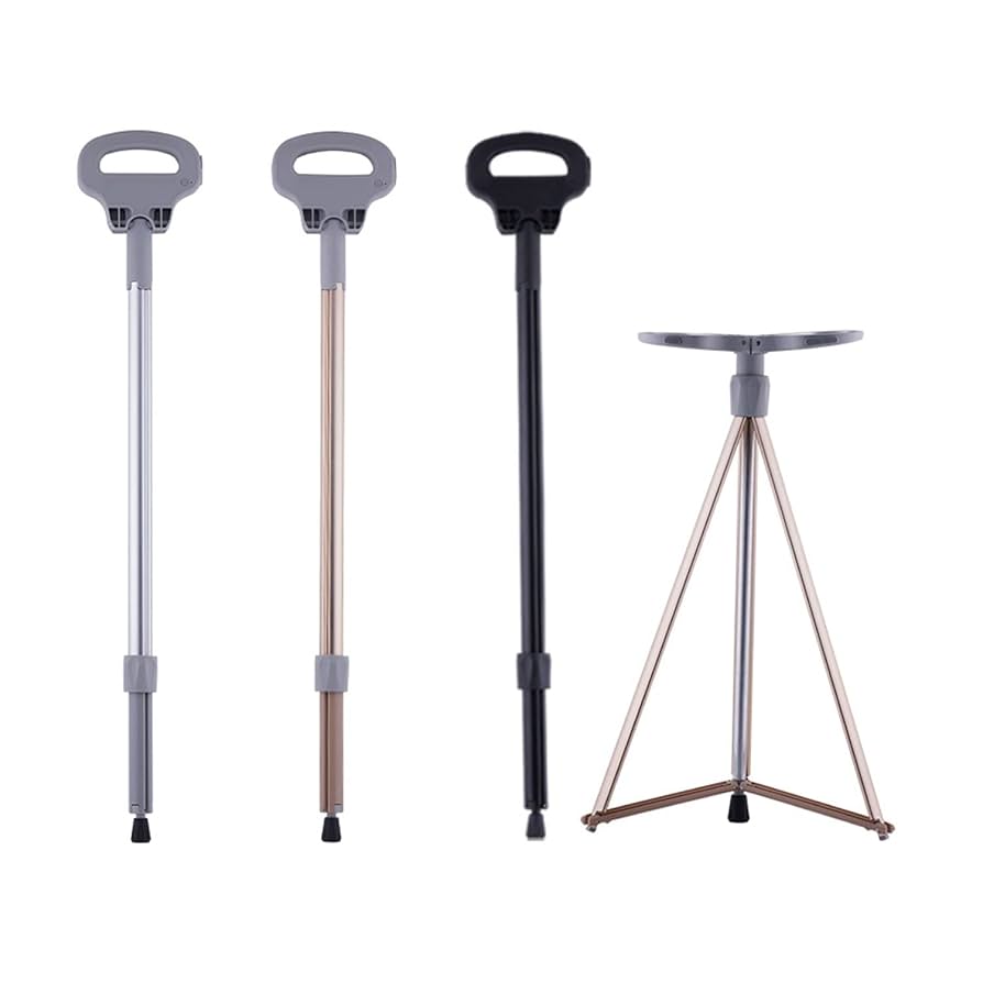 シューティング　スティック　ステッキ　ストック　チェア　バンブー　登山　競馬 Amazon.co.jp: 【LiSiJing】折りたたみ杖 ステッキチェア 超軽量