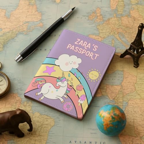 Image of Nutcase Multicolored PU Leather Women's Passport Holder (SNPNC-CUS-PASS-0206)