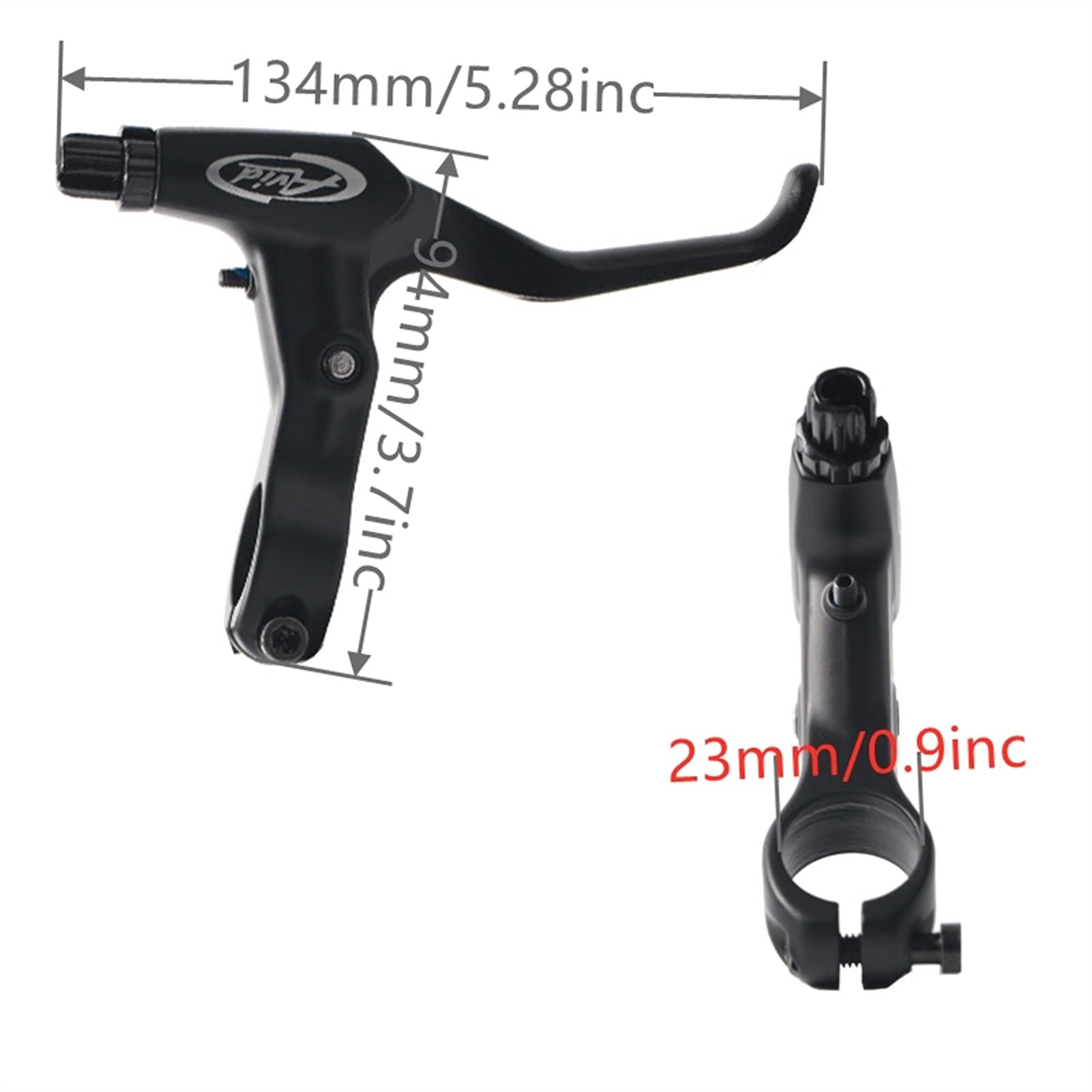 Leva del freno per bici Leve del freno per bici Accessori per bicicletta in lega di alluminio Maniglia del freno per bicicletta per mountain bike da strada MTB (colore: 1 paio di FR7)