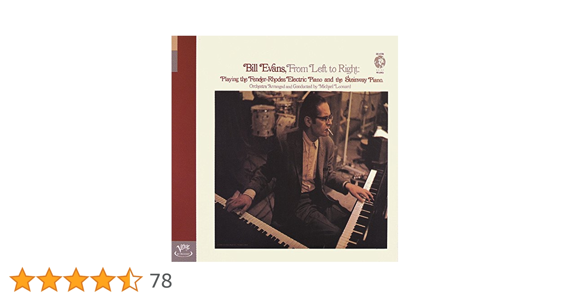 Bill Evans From Left to Right France盤 Bill Evans – From Left To Right – Vinyl (LP, Album, Stereo
