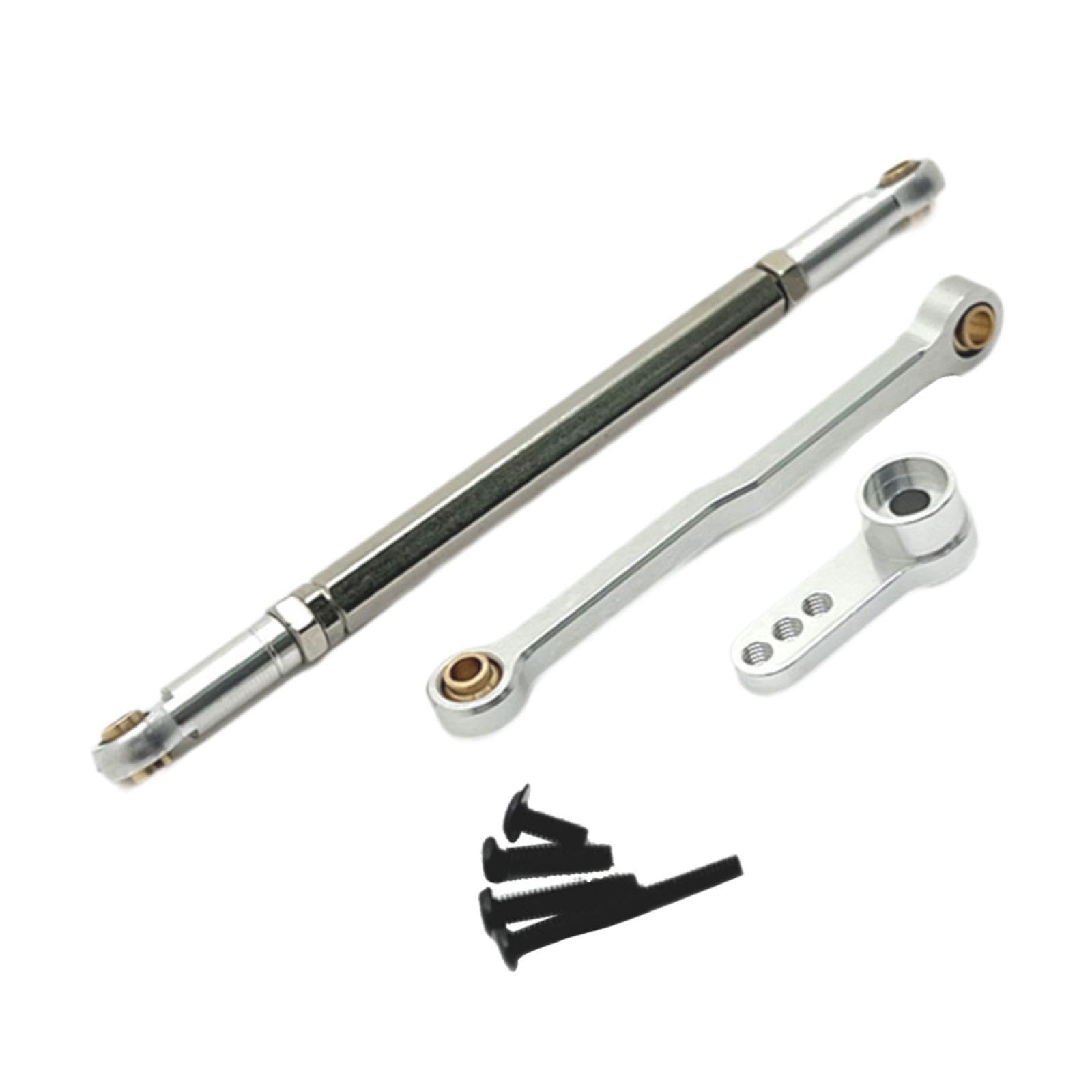 CLUB BOLLYWOOD®CB-Steering Rod Tie Links Metal Steering Rod for 1:12 Scale RC Hobby Car Trucks Silver|Toys & Hobbies |Radio Control & Control Line |RC Model Vehicle Parts & Accs |1 Steering tie Rod