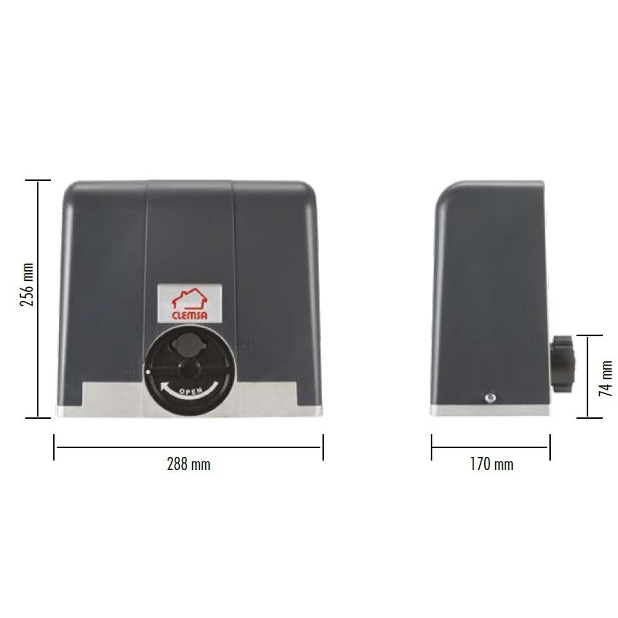 Motor puerta corredera CLEMSA AC 562 N para puertas hasta 500 Kg cancela cochera porton forja
