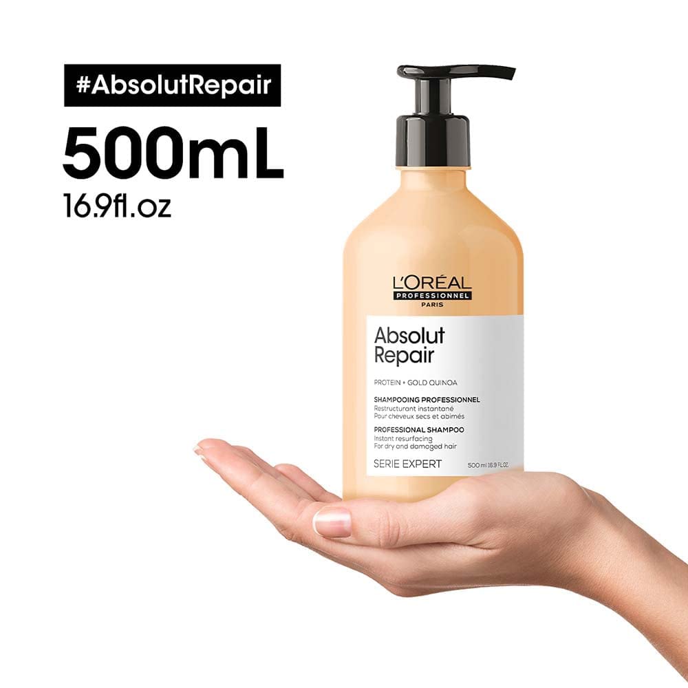 L'Oréal Professionnel Paris Expert Absolute Repair E3570100 Szampon, Przezroczysty, 500 ml