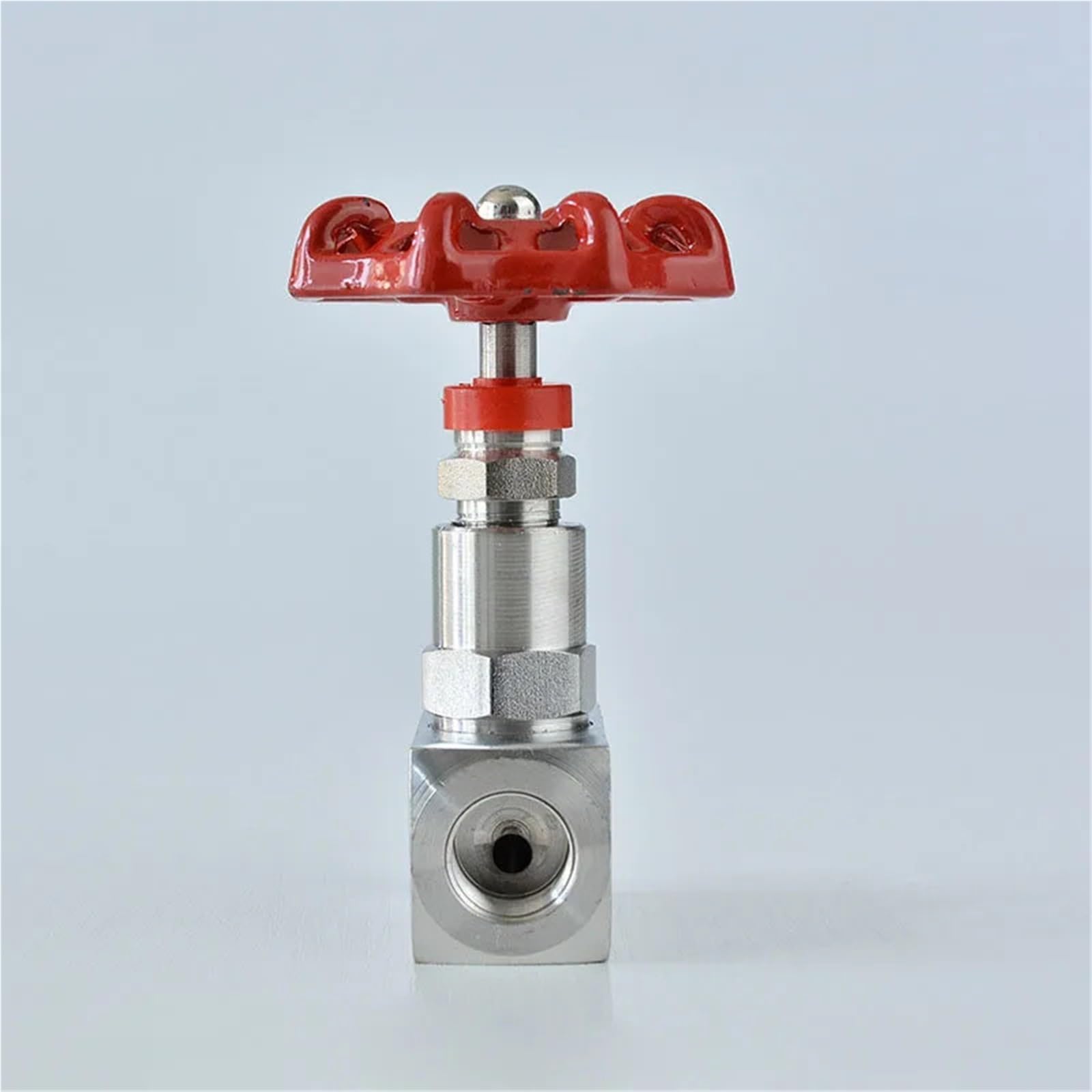 Valvola ad ago diritta in acciaio inossidabile ad alta temperatura e pressione BSPThread Valvola ad ago Manometro in acciaio inossidabile J13W-160P Globe(1/4")