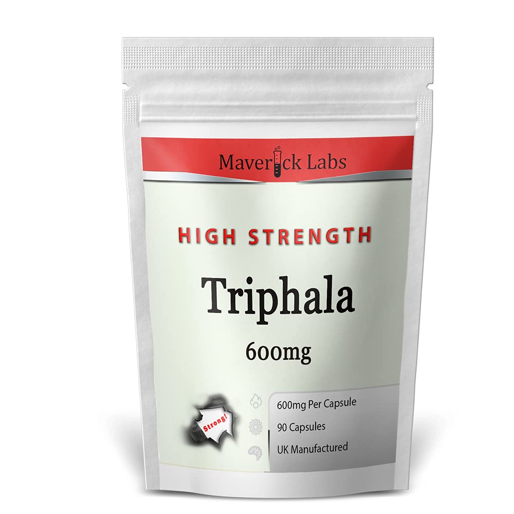 Triphala Capsules (90) Ayurvedic Supplement Tablets - Vegetarian and Vegan Safe