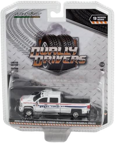 Miniatura 2 de 2018 Chevy Silverado 3500 Dually, Blanco - Greenlight 46090C48-164 Escala Diecast Car