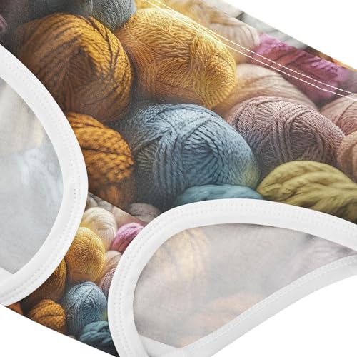 Colorful Balls Yarn Toddler Girls's Underwear 2T 202c01774