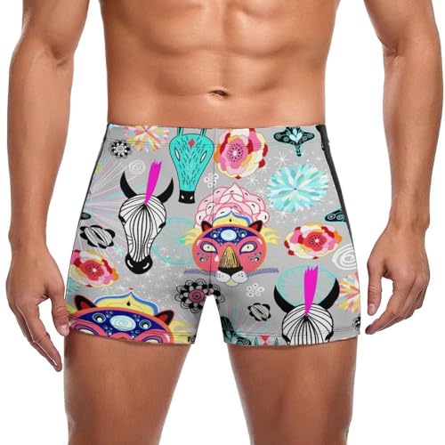 Short de bain boxer homme style animaux idéal pour la plage et la piscine