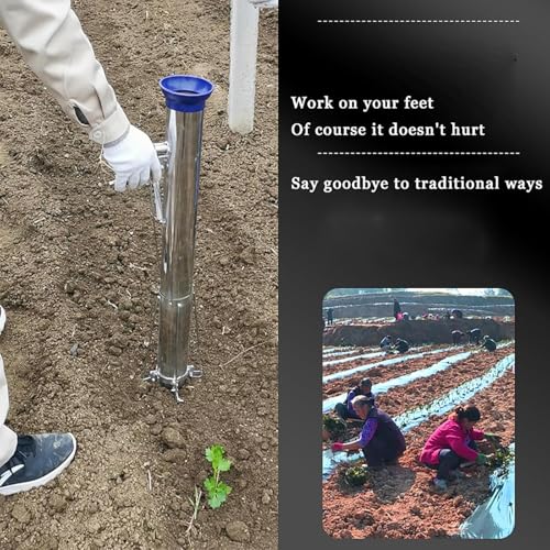 Narzędzie do sadzenia cebulek do łatwego sadzenia, wielofunkcyjny przesadzacz sadzonek i próbnik gleby, idealne do ogrodu, podwórka i szklarni