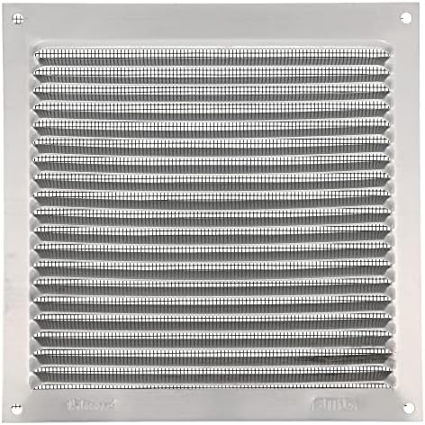 Amig - Grille de ventilation carrée en Aluminium avec moustiquaire ...