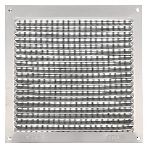 Amig - Rejilla Cuadrada de Aluminio con Mosquitera -...