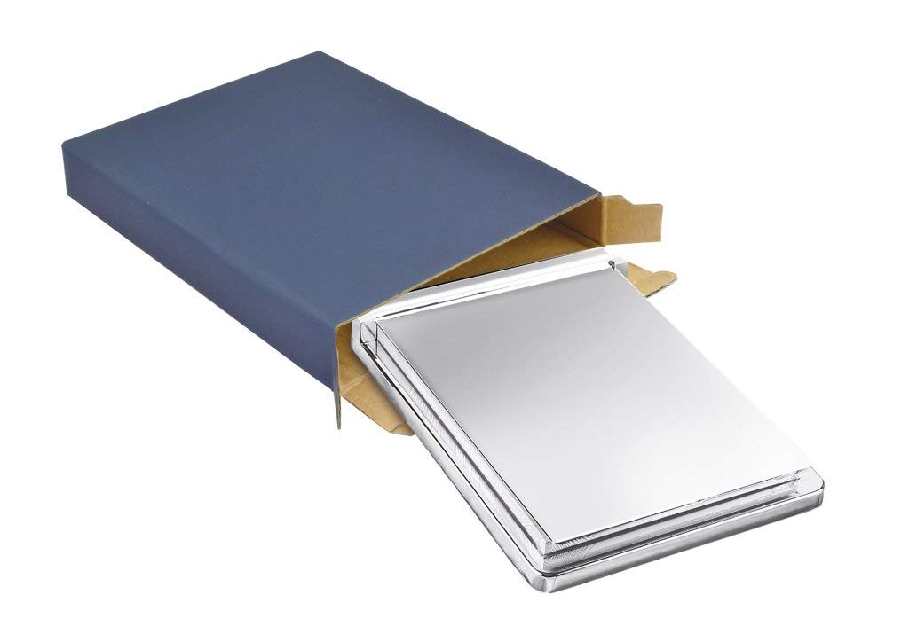 Blocco appunti in silver plated cod.EL277 cm 22,5x17x2,5h by Varotto & Co.
