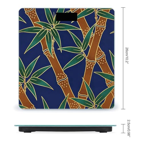 Báscula digital para baño con pantalla LCD y vidrio templado miniatura 2