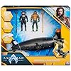 51m5q67bhpl - DC Comics, Aquaman vs Black Manta Battle Set, 4-inch Action Figures, Manta Sub with Lights & Sounds, Collectible Superhero Kids Toys for Boys & Girls
