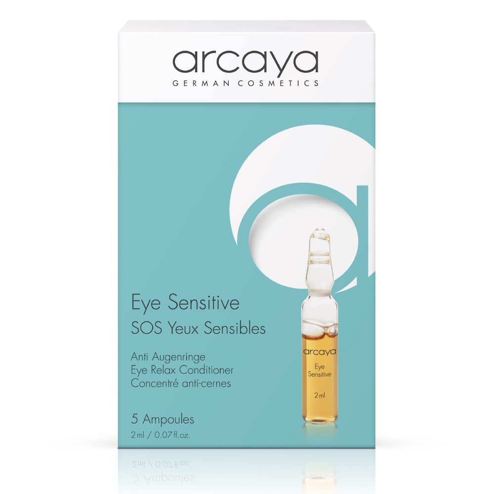 arcayaEye Sensitive Face Serum with a Swelling and Firming Effect in the Eye Area Arcaya Ampoules from Germany