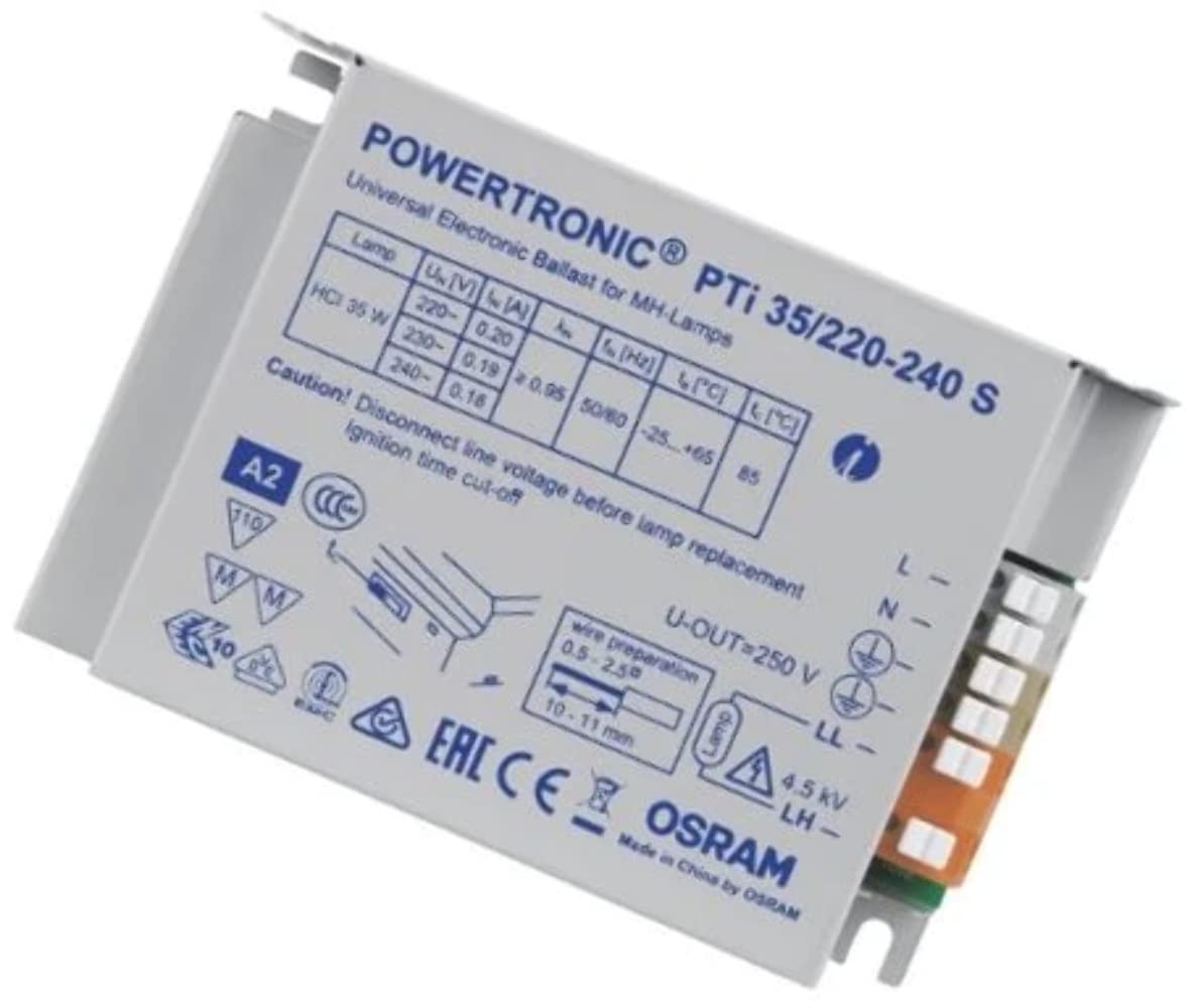 Alimentatore Elettronico OSRAM POWERTONIC PTi 35/220-240 – Prezzo Bassissimo, Usato In Buone Condizioni