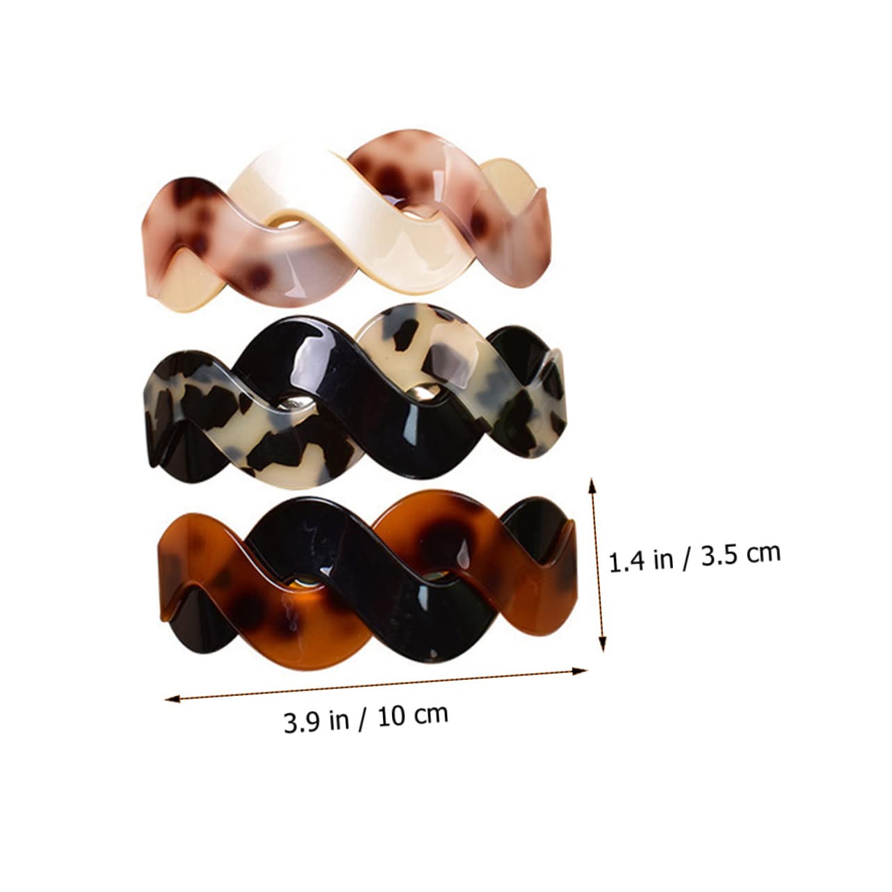 minkissy 12pezzi Fermagli Per Accessori Estetici Per Acconciature Per Code Di Cavallo e Chignon Facili Da Usare e Leggeri