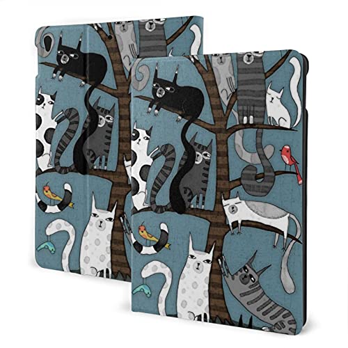 �L�̖؂̃e���[�E���j�A�� iPad Ipad Air3 10.5" �P�[�X TPU �\�t�g�J�o�[��܂�X�^���h �ϏՌ��J�o�[ �I�[�g�E�F�C�N�A�b�v/�X���[�v�@�\