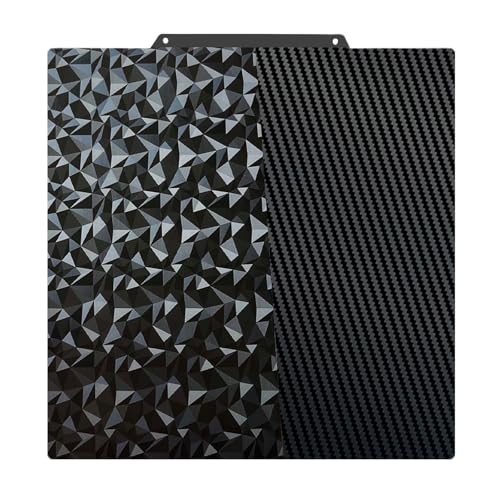 Wefuit Double Sided Textured PEO PET Build Plate for Ankermake M5/QIDI Q1 Pro 3D Printer,250x250mm HeatingBed Spring Steel Flexible Platform Print Bed