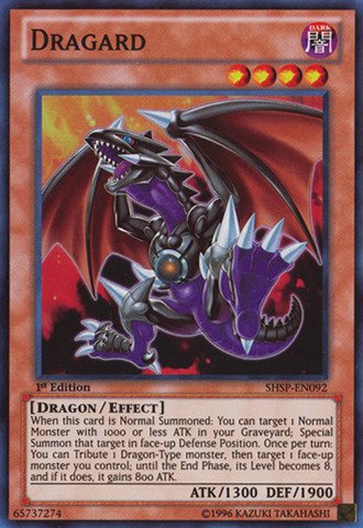 YU-GI-OH! - Dragard (SHSP-EN092) - Shadow Specters - 1st Edition - Super Rare
