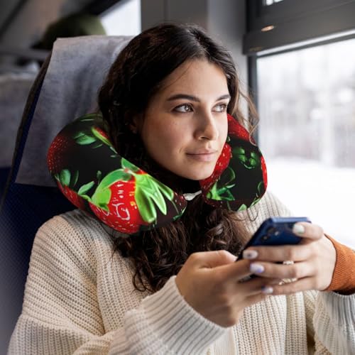Almohada cervical de espuma viscoelástica y funda negra miniatura 6
