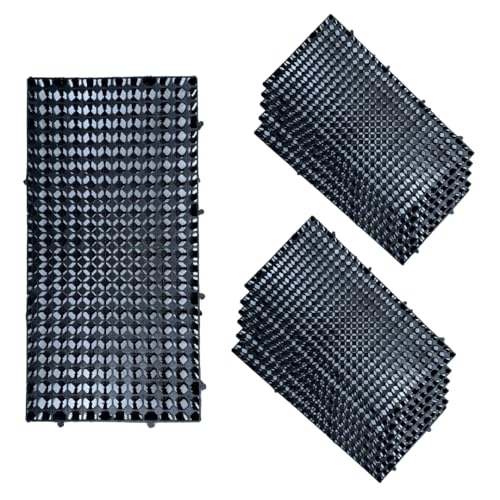 Image of Cocogarden Garden Drain Cells Thickness (20 mm) Pack of 12 for Terrace, Outdoor, Kitchen Gardening | Highly Durable & Polypropylene Drain Cells