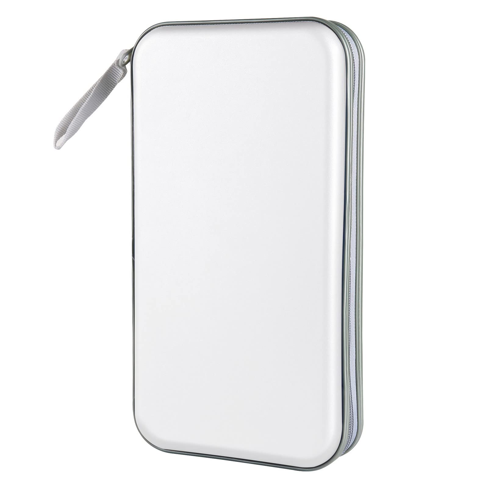 Siveit CD DVD Cases 96 Capacity Disc Storage Binder for Car(White)