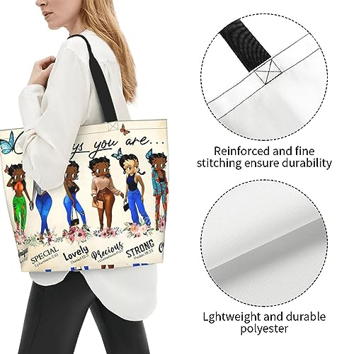 Bolso Tote para mujer negro estilo casual miniatura 4
